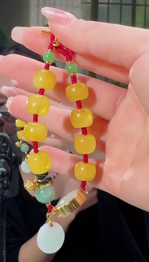 手串蜜蜡未镶嵌天然蜜蜡手串