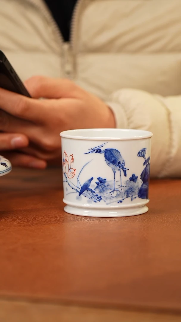 【闪购商品】杯景德镇青花主人杯