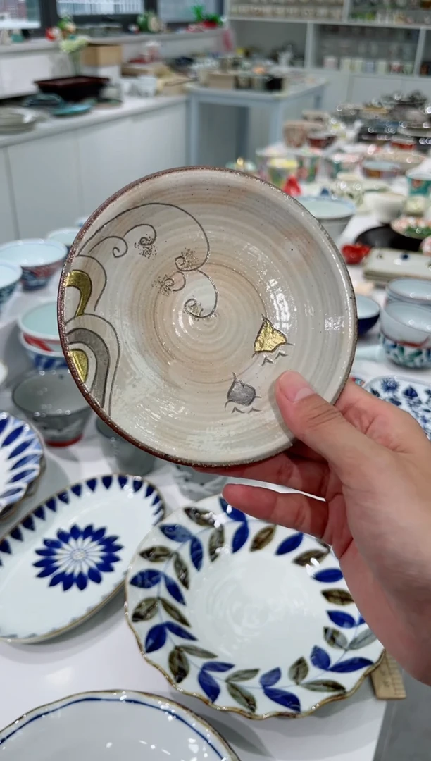 瓷片飞鸟与海小碟