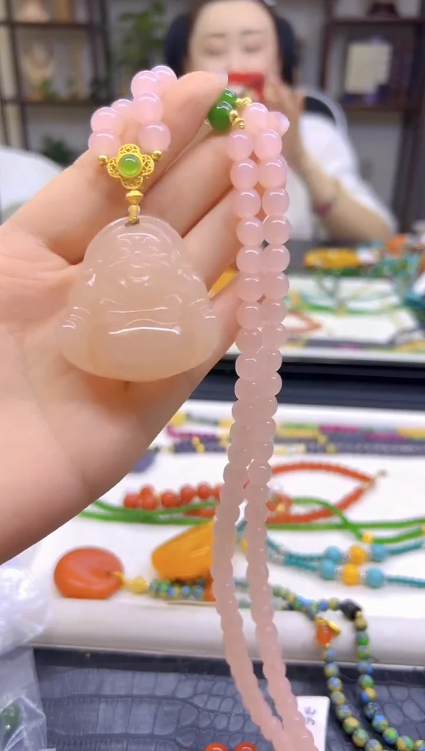 毛衣链未镶嵌和田玉M285