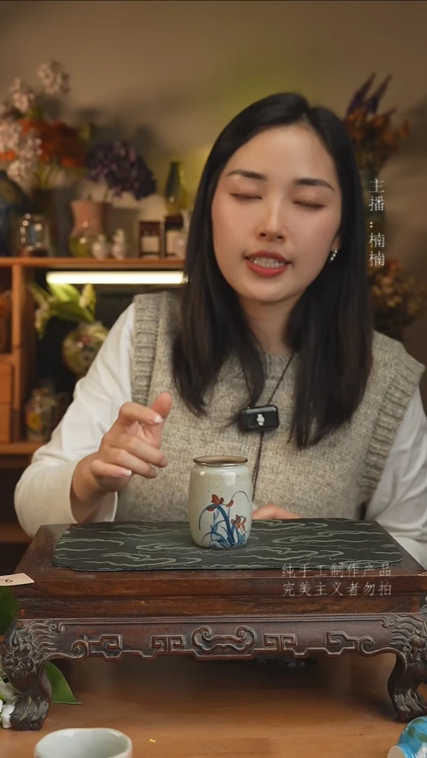 摆件微瑕景德镇陶瓷原创花器花器