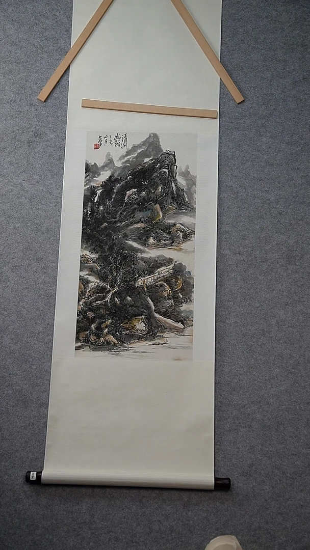 国画周全国老师国画卷轴  8894