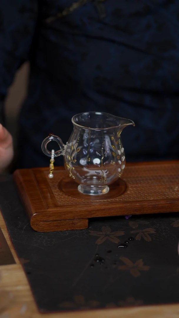 【闪购商品】手工玻璃紫藤 公杯+提溜