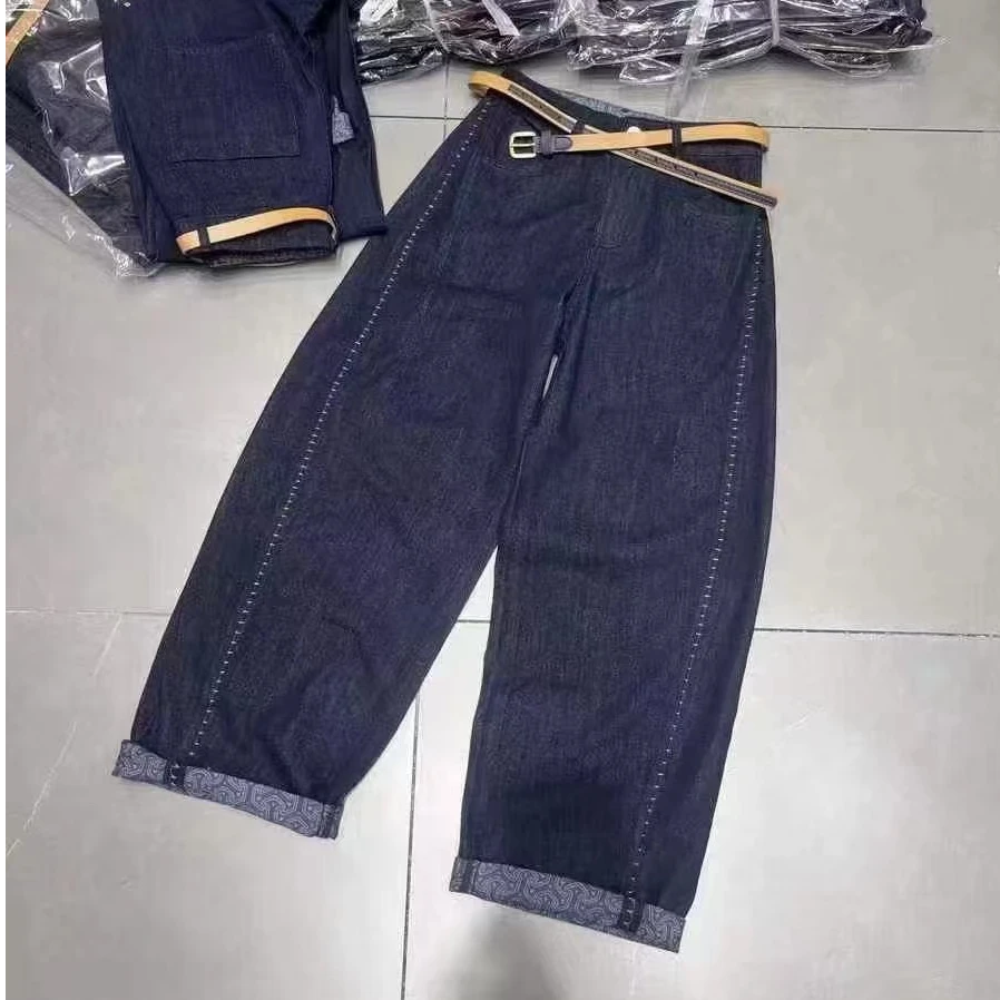 武汉蔓姐【牛仔裤】夏季新款时尚简约设计牛仔 裤长90公分左右5965#