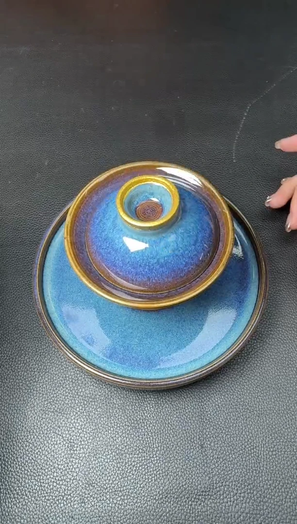 茶盏邹云源花好月圆套组58