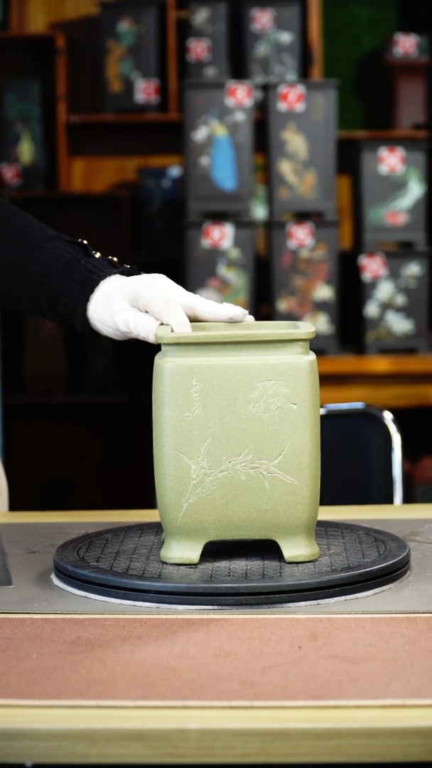 紫砂花盆紫砂花盆