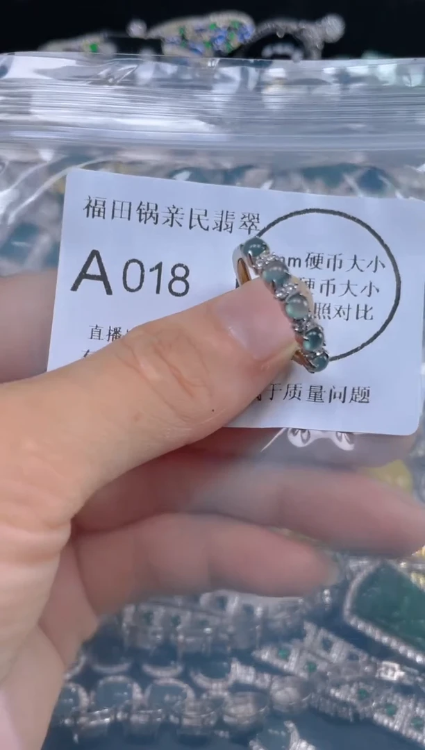 翡翠未镶嵌吊坠(不含链)A018