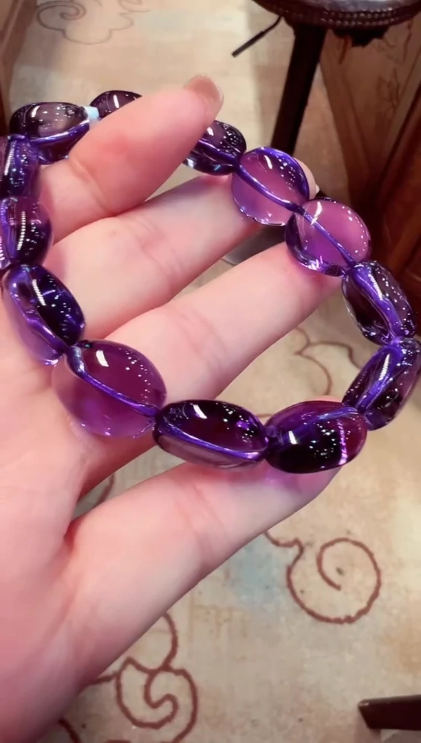 水晶手链未镶嵌紫水晶手链