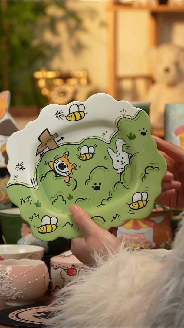 瓷片瓷A118景德镇原创手工陶瓷