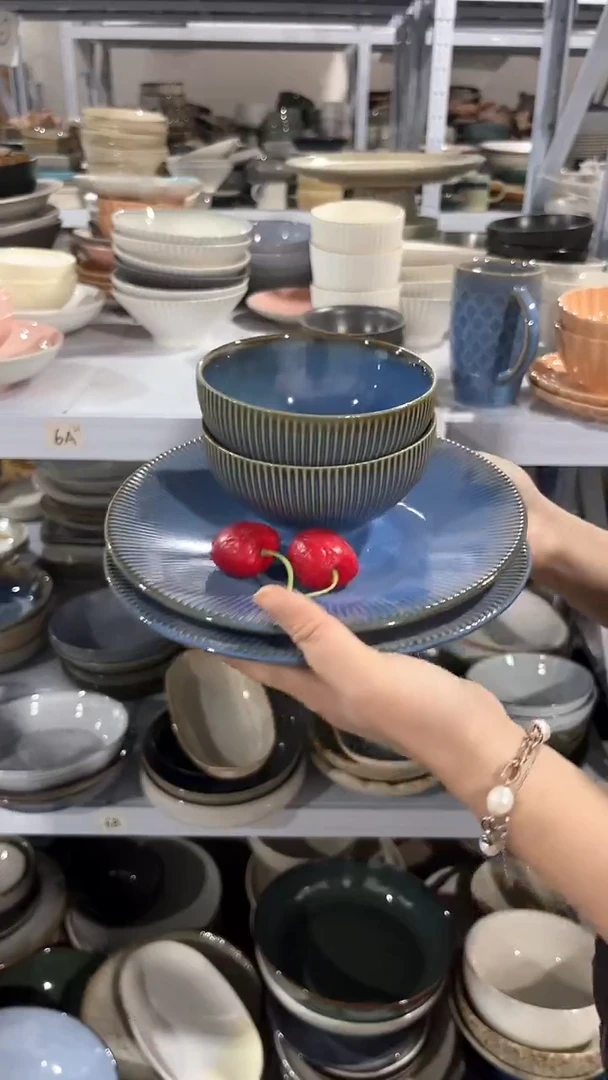 【闪购商品】瓷片外贸尾货瑕疵满20包邮X4 蓝色四件套