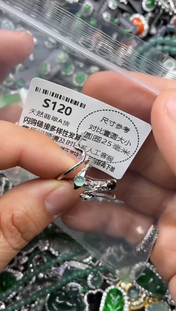 颈饰未镶嵌翡翠S120戒指