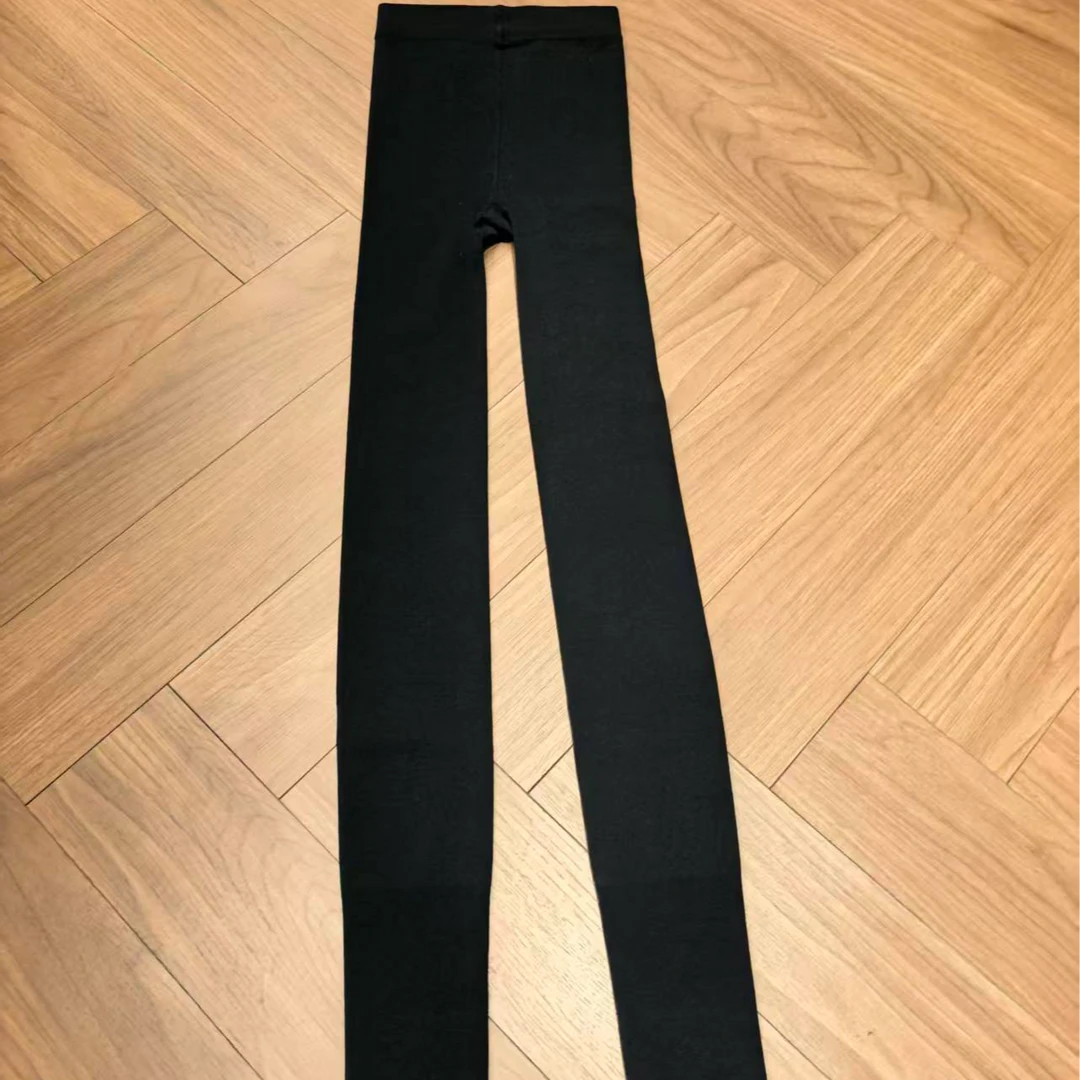 加绒加厚款弹力打底袜高腰保暖显瘦秋冬女