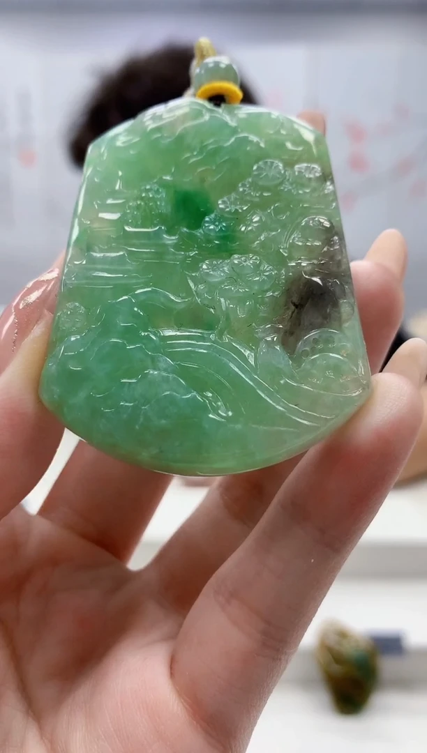 未镶嵌定制翡翠4688jw-毛货挂件21
