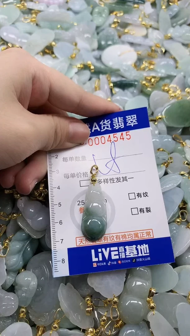 颈饰未镶嵌翡翠天然A货翡翠