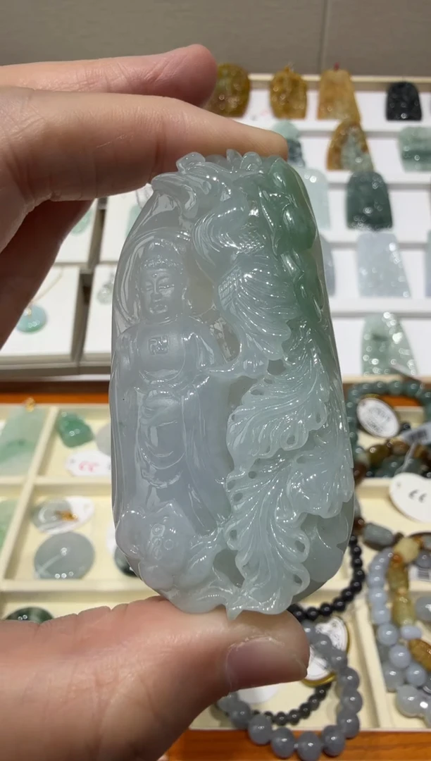 未镶嵌挂件翡翠A货翡翠多样性孤品