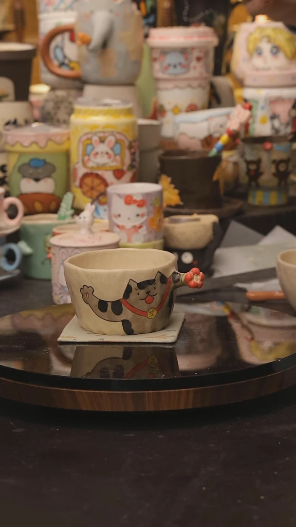 景德镇釉下彩绘设计师款式陶瓷