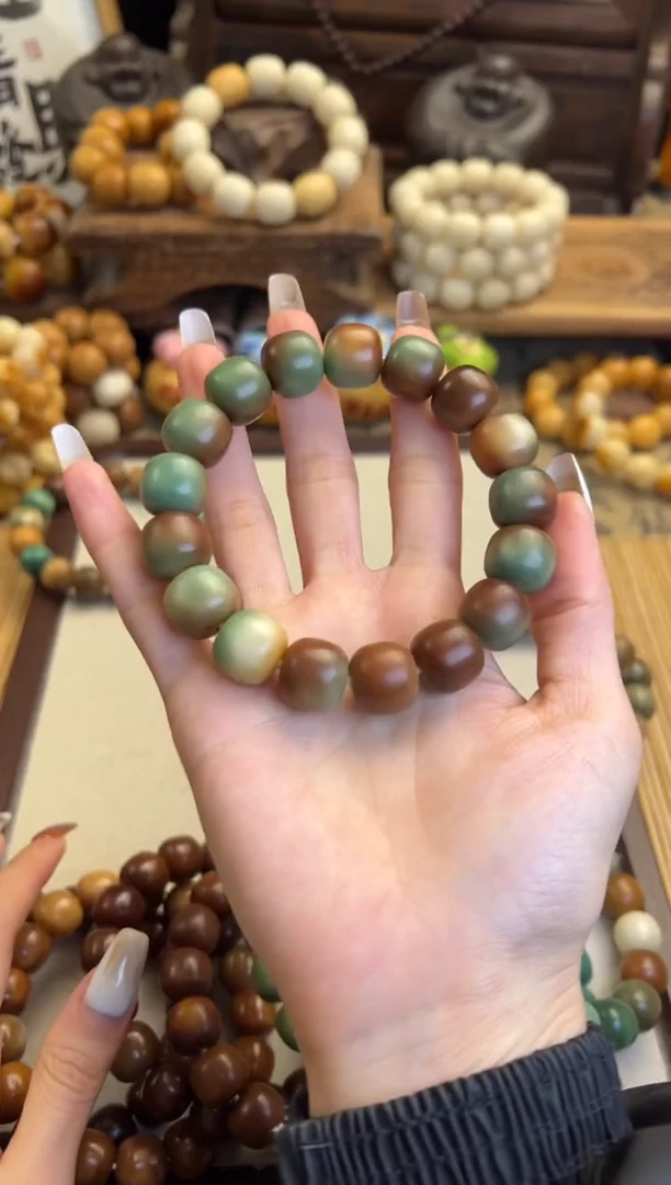 【闪购商品】菩提根/象牙果手串卡14桶珠手串130