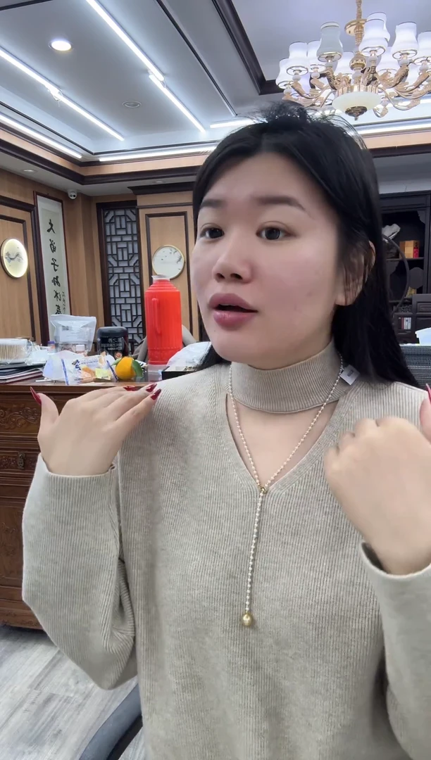 颈饰银S925镶嵌淡水珍珠xl2658