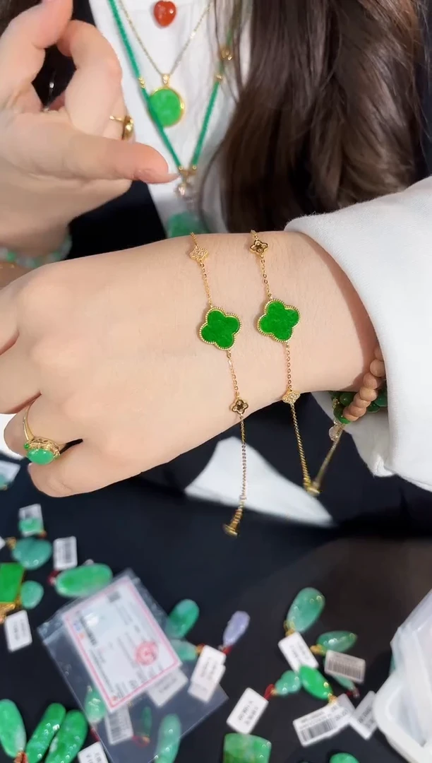 【闪购商品】翡翠手链未镶嵌缅料A货/多样性发货/一件