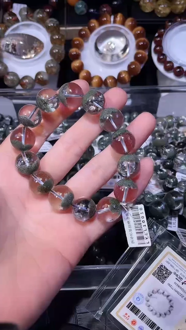 未镶嵌手链水晶中****)幽灵单圈手链