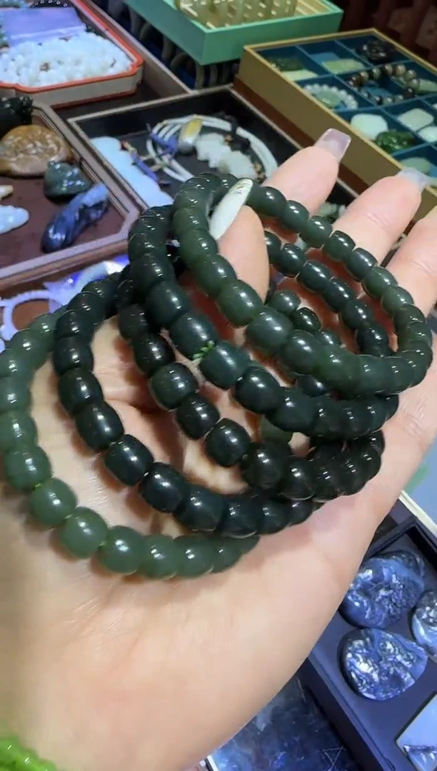 手串未镶嵌和田玉【宏钰0605】11多样性发货拍一发一