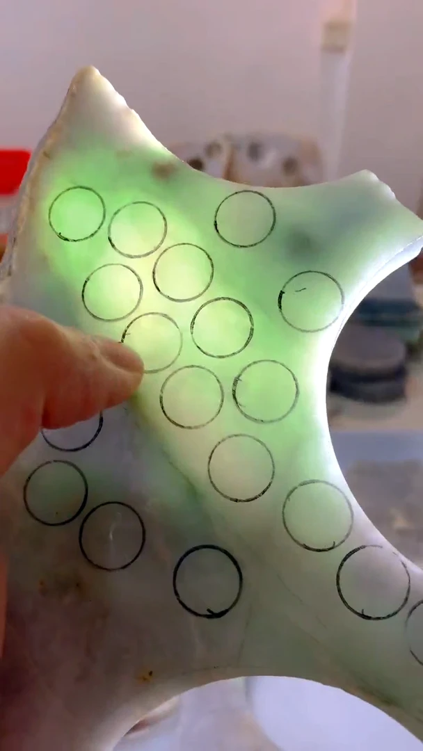 翡翠未镶嵌颈饰缅甸A货翡翠641