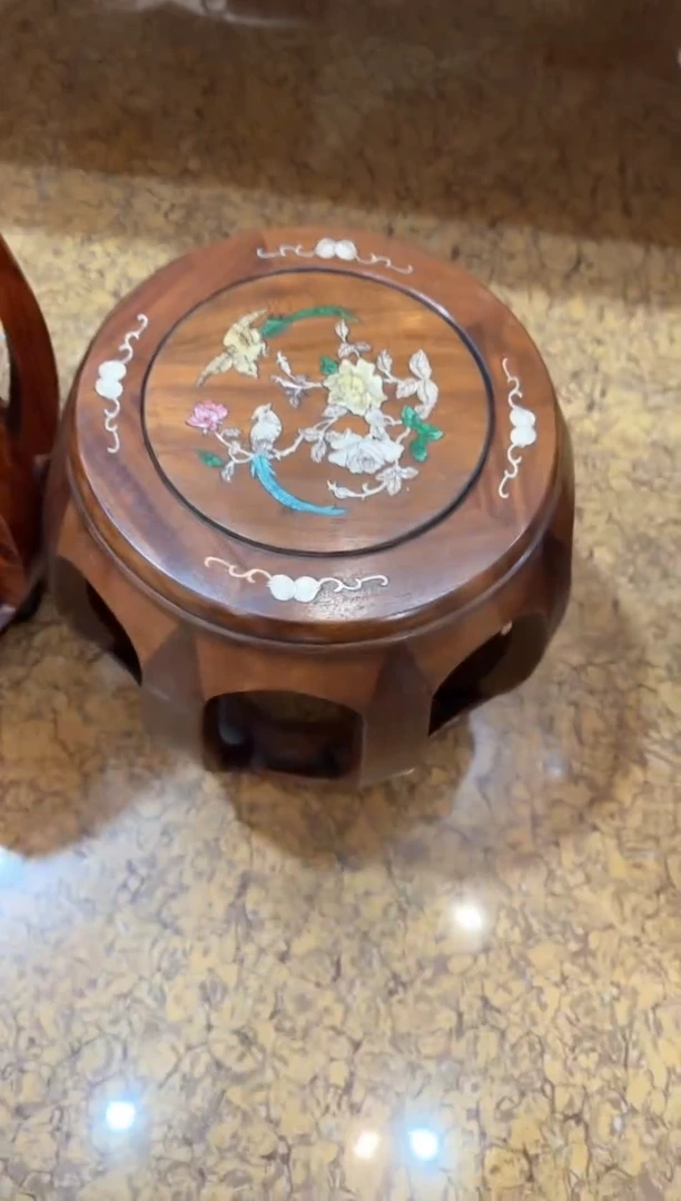 【闪购商品】木花梨木  小古凳子   工艺品