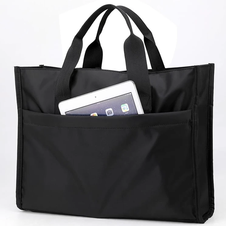 水尼龙布包男士公文包商务办公休闲 手提包电脑包A4文件包多夹层