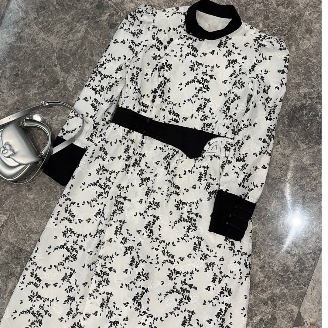 T y a n T y a n 春夏款民族风连衣裙气质长袖时尚