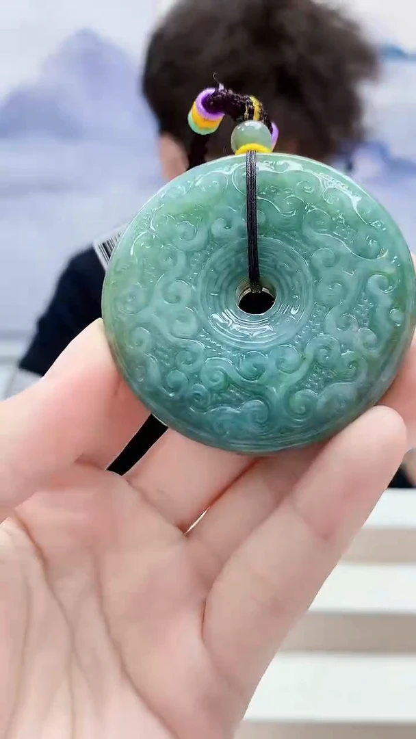 未镶嵌定制翡翠4688lr-毛货挂件