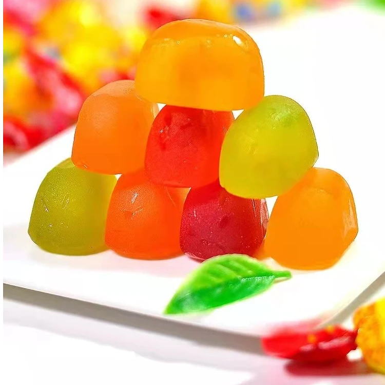 俄罗斯原装进口如胜疯狂小蜜蜂水果夹心软糖500g零食喜糖软糖