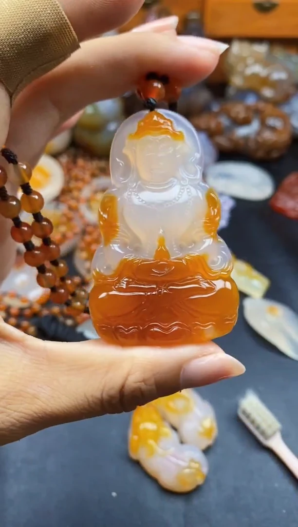 未镶嵌1玛瑙/玉髓最***见ll