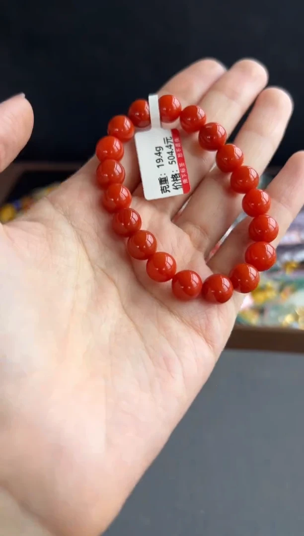 未镶嵌手串南红玛瑙302买断
