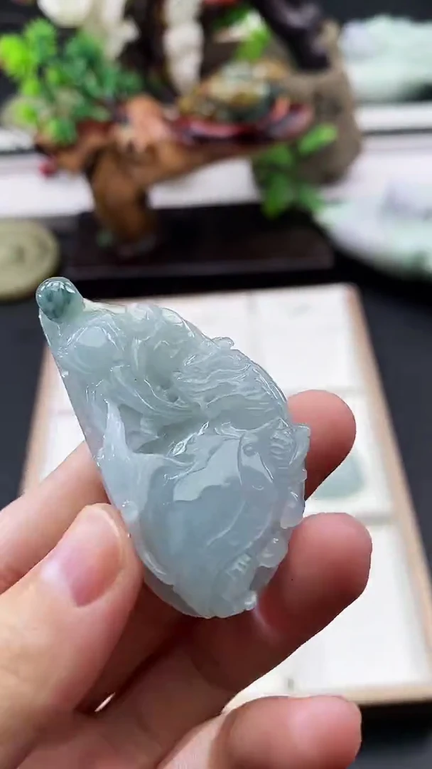颈饰未镶嵌翡翠天然缅甸A货翡翠