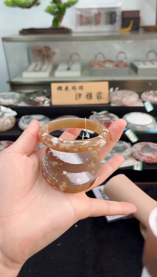 未镶嵌手镯石英质玉56圈口（赠品镯心）6039653