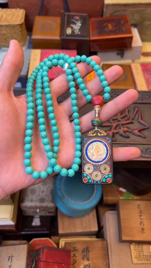 周总精选专属链接啊啊啊 绿绿吊坠带唐卡