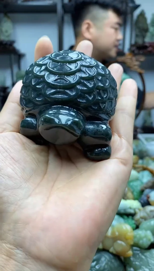 和田玉未镶嵌把件383