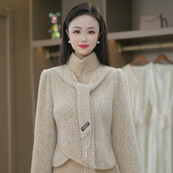 2025秋季新款洋气减龄显瘦遮肉两件套套装M-4XL