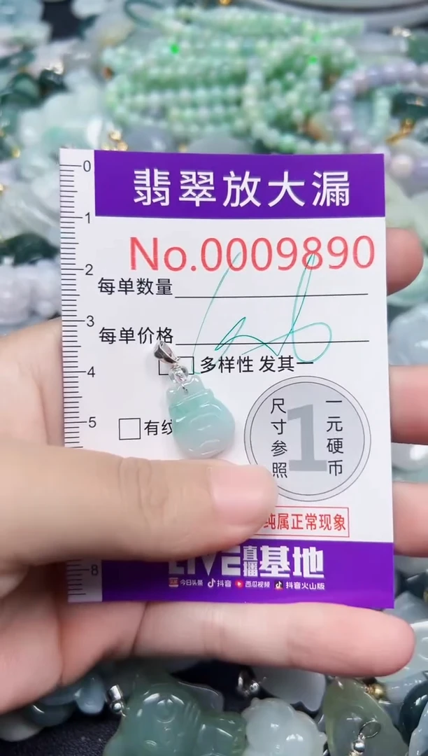 颈饰未镶嵌翡翠9890
