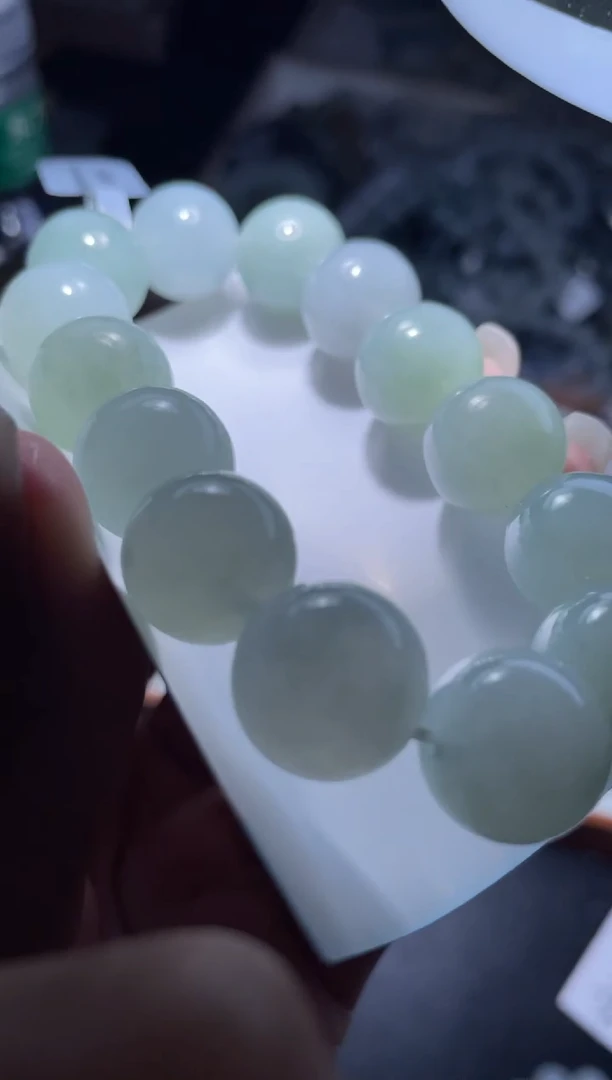 【闪购商品】定制翡翠未镶嵌天然缅甸A货翡翠手串42尺寸15左右