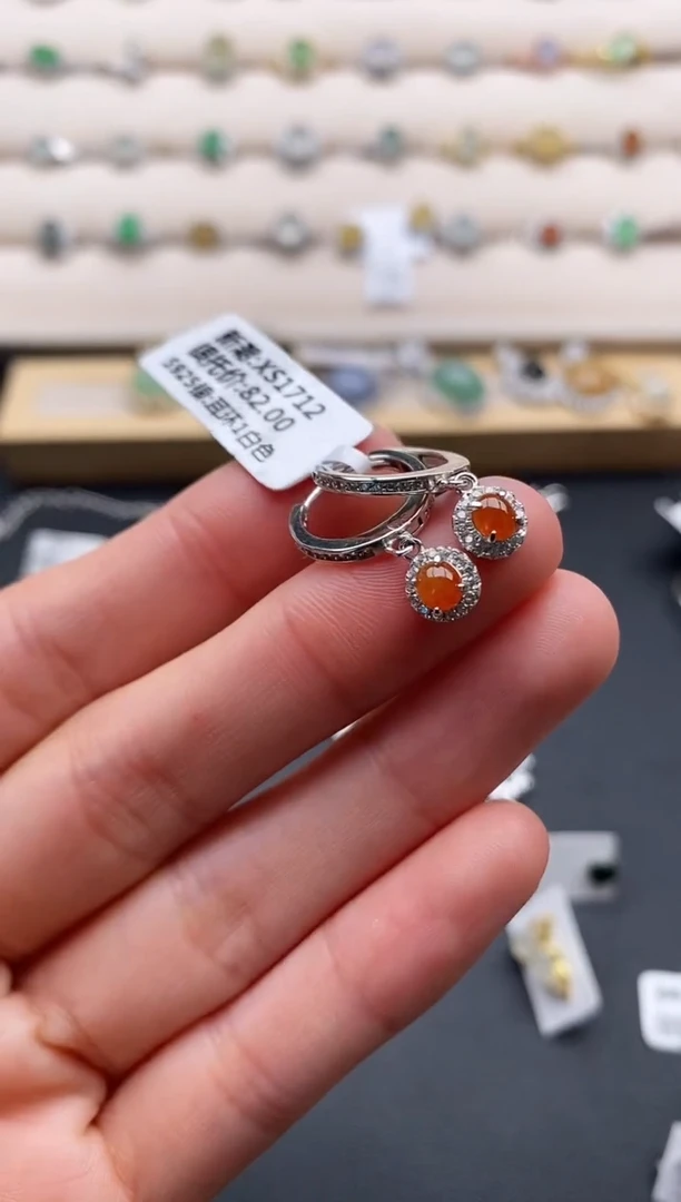 银S925镶嵌戒指翡翠11111111+8