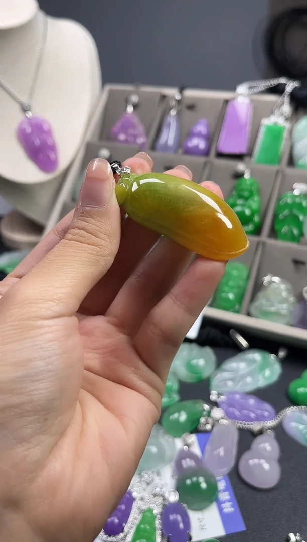 颈饰未镶嵌翡翠  所见即所得 一图一物