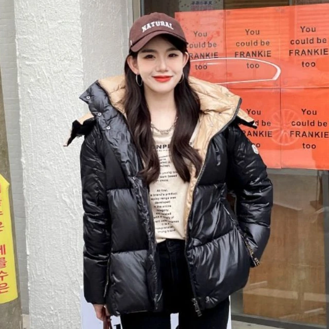 未使用 MONCLER Parana系列纯色可拆卸风帽长袖羽绒服
