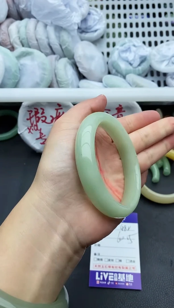 未镶嵌手镯石英质玉482+60.5