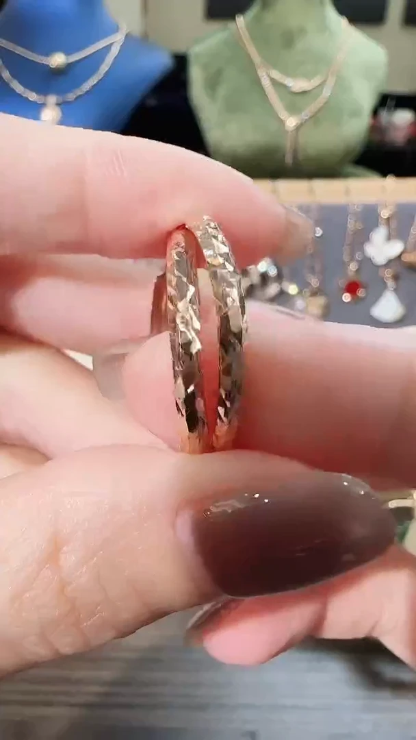 18K金耳饰18K金时尚大耳环