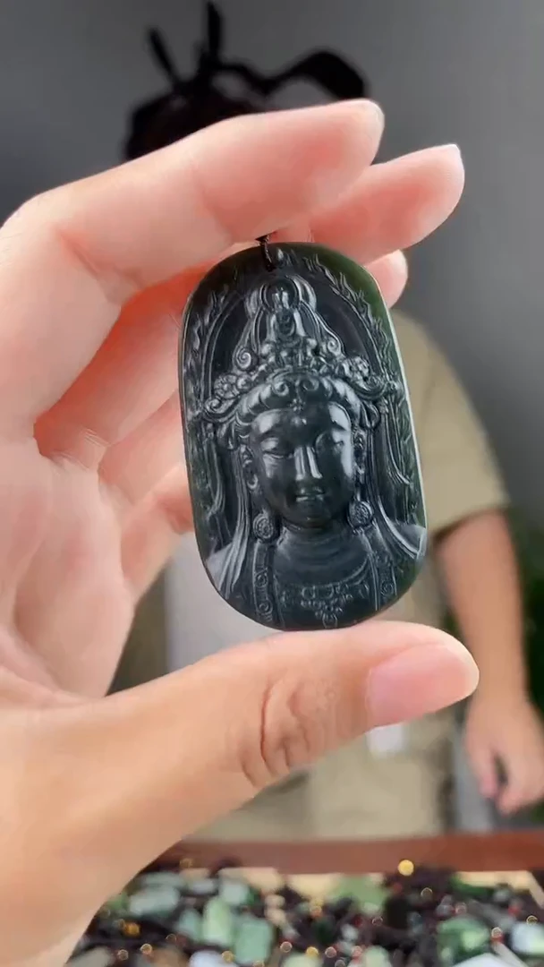 和田玉未镶嵌颈饰拍一发一，多样性发货