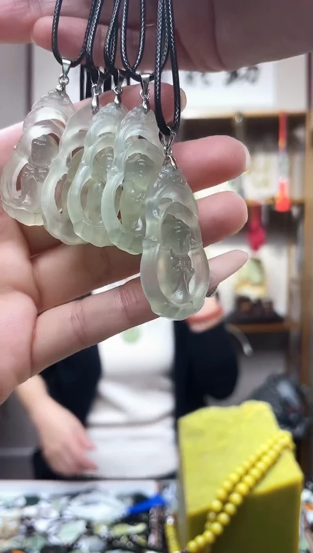 未镶嵌岫玉吊坠多样性发货拍一发一