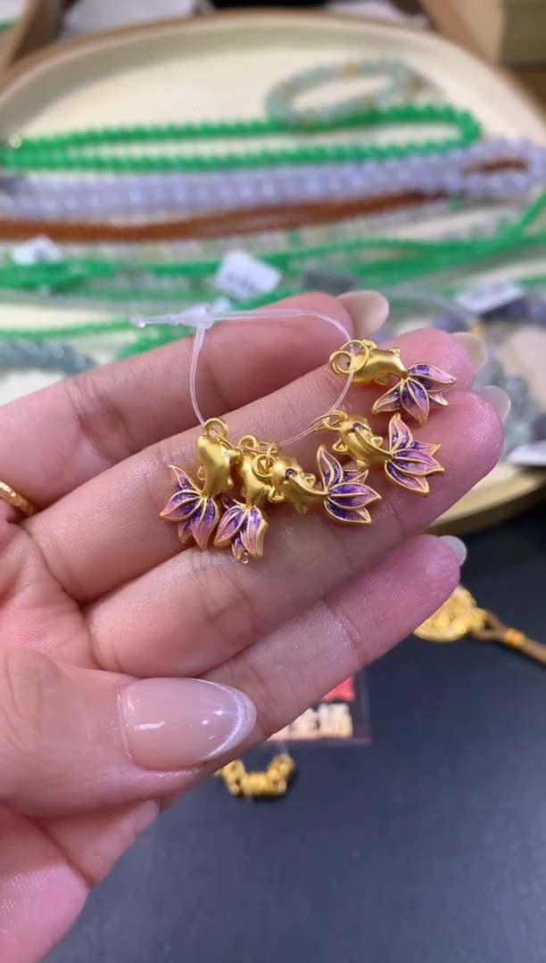 吊坠(不含链)定制足金A477|多样性发其一|一件|512