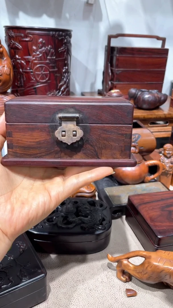 山**鹤徽韵淘木文房雅玩