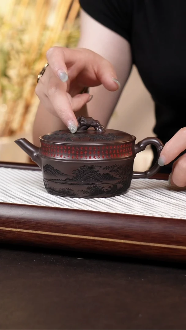 茶壶紫砂太湖石汉瓦